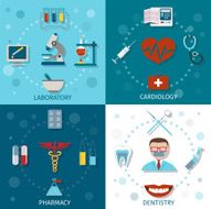 Medical set flat