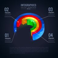 Business Infographics 3D style Vector illustration N8