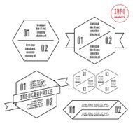 infographics with hexagon