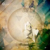 Abstract 3D pyramid Infographic template for business or science design