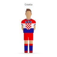 Croatia football player Soccer uniform N2