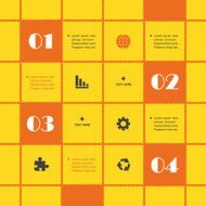 Infographics web design Modern template N20