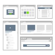 web site page templates collection