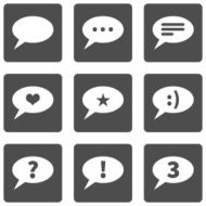 Vector Set of Bubbles Icons with Different Concepts N12