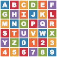 bright alphabet icons