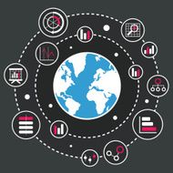 VectorIllustrationBigDataEarth01