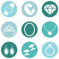 Vector Set of Jewellery Icons N15