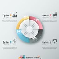 Modern infographics options banner N756