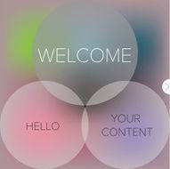 Blurred web design template N19
