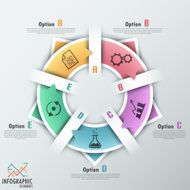 Modern infographics options banner N762