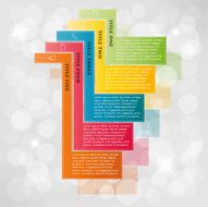 infographic vector with fragments N6
