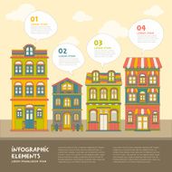 real estate house infographics design
