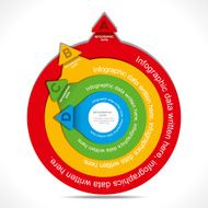 creative round info-graphics