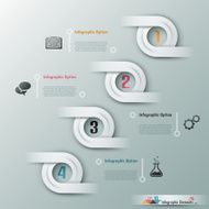 Modern infographic option banner N89