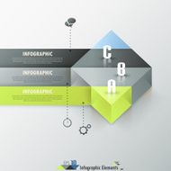 Modern infographics options banner N766