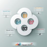 Modern infographic option banner N90