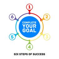 Abstract 3D digital illustration Infographic Multiple stages options