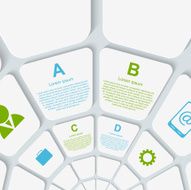 White web infographic with blue and green text