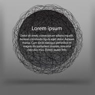 modern black and white design template