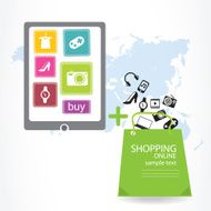 Shopping online concept N6