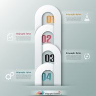 Modern infographic option banner N91