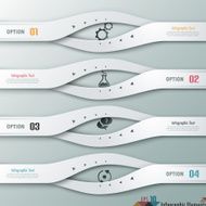 Modern infographic option banner N93