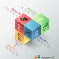 Modern infographics options banner N769