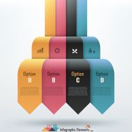 Modern infographics options banner N771