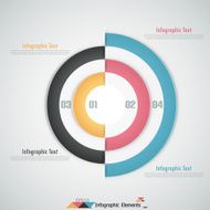 Modern infographics options banner N774