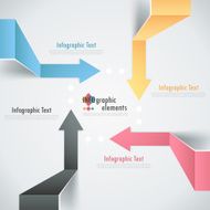 Modern infographics options banner N775