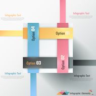 Modern infographics options banner N777