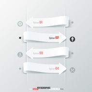 Modern infographics options banner N781