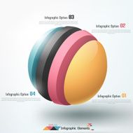 Modern infographics options banner N784