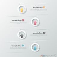 Modern infographics options banner N785