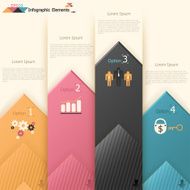 Modern infographics options banner N786