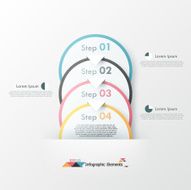 Modern infographics options banner N787