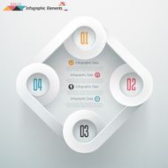 Modern infographics options banner N789