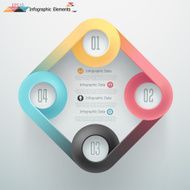 Modern infographics options banner N790