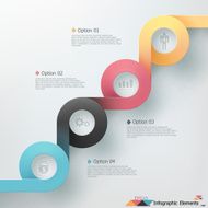 Modern infographics options banner N792