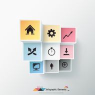 Modern infographics options banner N794