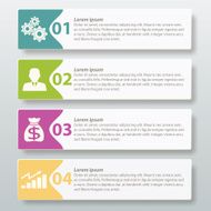 Inforgraphic label design template N4