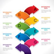 creative arrow info-gaphics N4