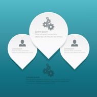Info-graphic label template design N2