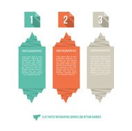 Paper Infographic Workflow Option Banner N3