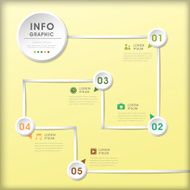 abstract flow chart infographics N39
