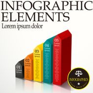 abstract bar infographics N2