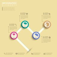 abstract pie chart infographics N22