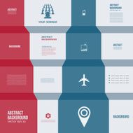 Vector infographics Abstract background card N13
