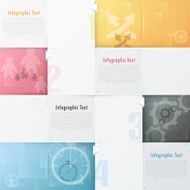 Modern infographics options banner N799