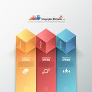 Modern infographics options banner N801